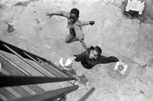 Kids playing Basketball